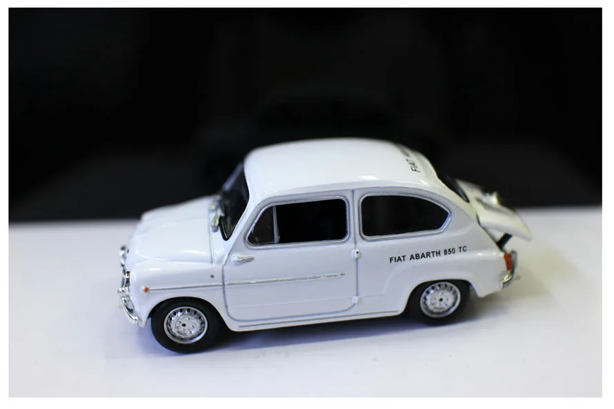 Оригинальная фабричная 1:43 FIAT ABARTH 850 TC 1963 игрушечная машинка из сплава, игрушки для детей, литая под давлением модель автомобиля, подарок на день рождения