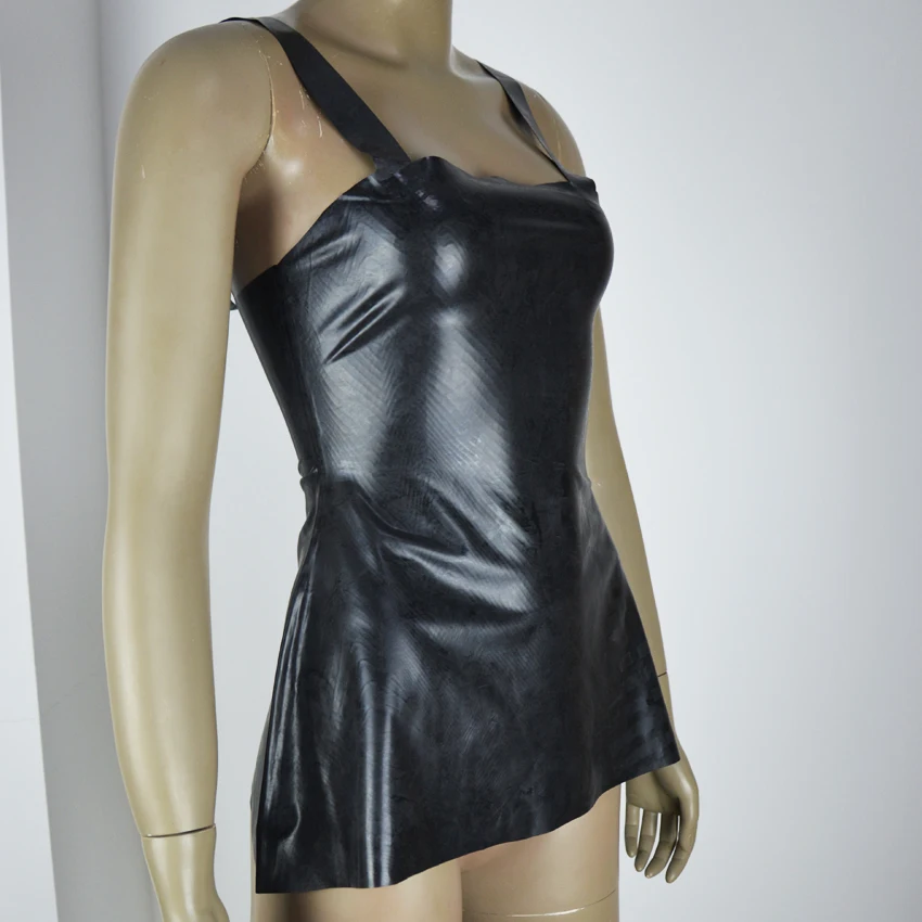 Прессформа Сексуальное Женское латексное белье платье экзотические резиновые латексные топы