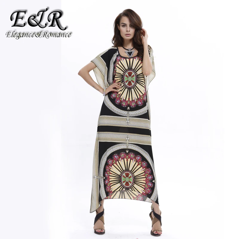 

2017 summer straight loose loose dress dress bat sleeves dress