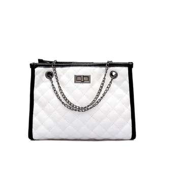 

Chain Large Shoulder Bag Women Travel Bags Patent Leather Luxury Handbags For Women Brand Tote Designer Sac A Main Femme X448