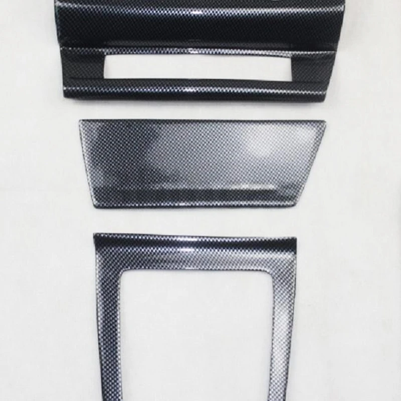 Bbincar 7 шт. ABS углеродное волокно краска внутренняя дверная ручка консоль переключения передач крышка отделка MT только для Ford Focus 2009 2010 2011