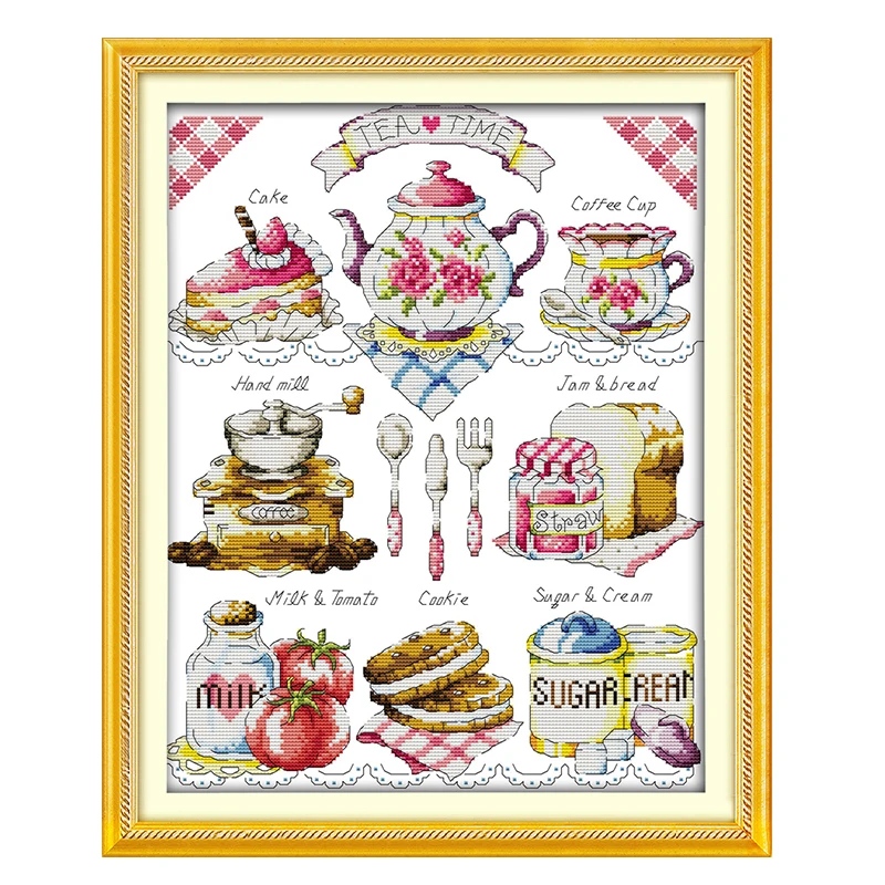 Joysunday вышивка крестиком DIY Африканской жизни пищевой празднования фестиваля керамический горшок dmc14ct11ct хлопок рукоделие гостиная живопись