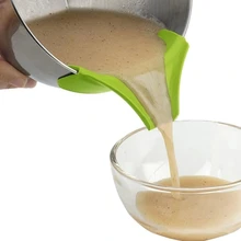 1 шт. кастрюли герметичная кухонная силиконовая воронка кухонные инструменты для приготовления пищи гаджет VIP