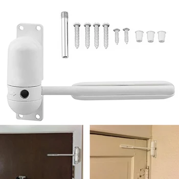 

Mini Automatic Safety Spring Door Closers Adjustable Rod Surface Mounted Self-Closing Door Closer for Home Office Schools