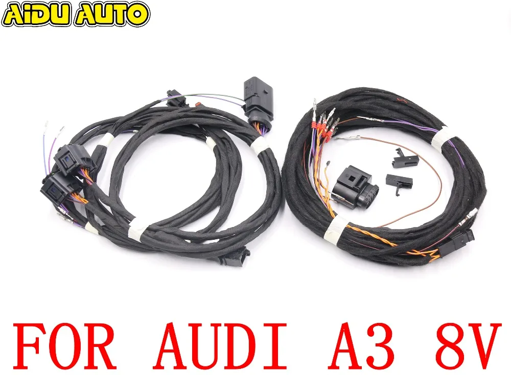 

For Audi A3 8V Side Assist Lane Change System install update UPGRADE KIT Wire Cable Harness
