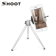 SHOOT Flexible Mini Aluminum Tripod for iPhone X 8 7 6S Xiaomi Samsung Huawei Cell phone