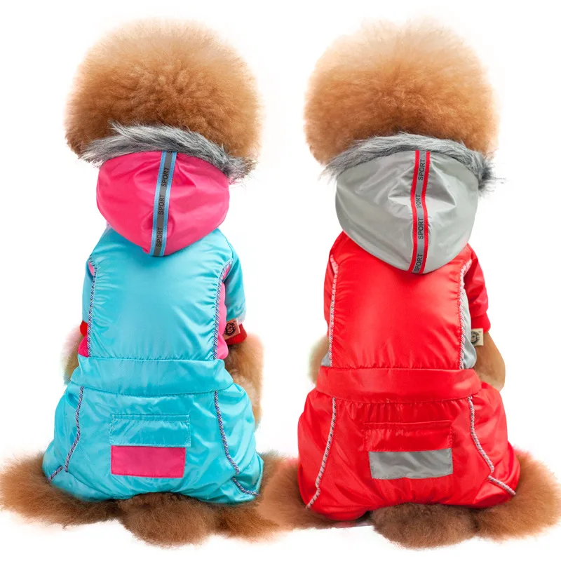 2018 New Winter Dog Clothes Pet Dog Thicker Coat Jacket Both Sides Wear
