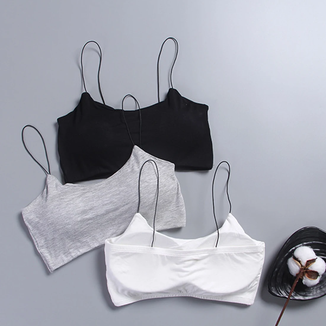 

Concise Style Summer Sling Bra Sexy Lace Breathable Cotton Thin Section Bras For Women Seamless Sexy Lace Bra Cozy Ling