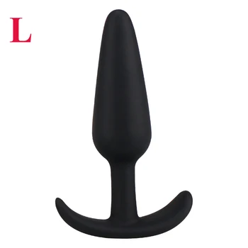 Silicone Black Butt Plug for Beginner Erotic Toys Anal Plug Adult Products Anal Sex Toys for Men Prostate Massager 5