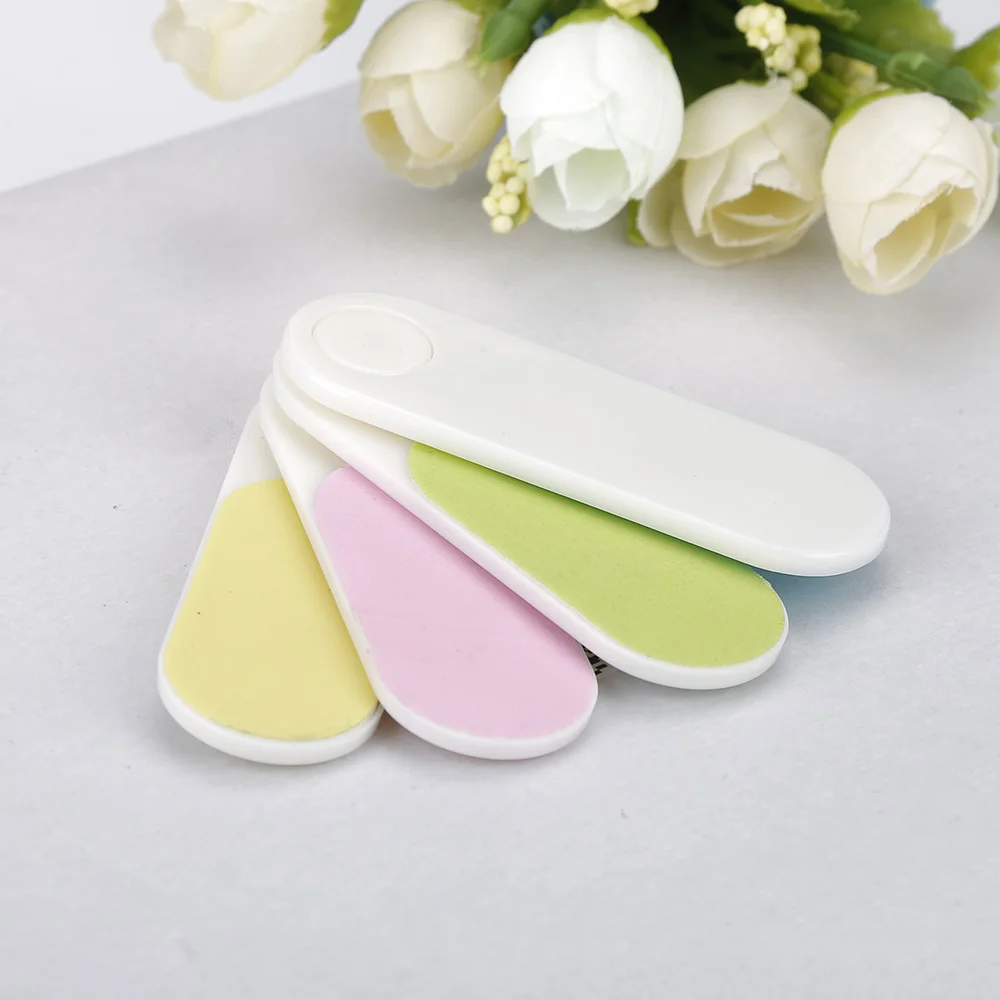 

1 Set 4Pcs Nail File Sanding Buffer Block Pedicure Manicure Buffing Polish Beauty Tools Professional Nail Files Mini fan Shape