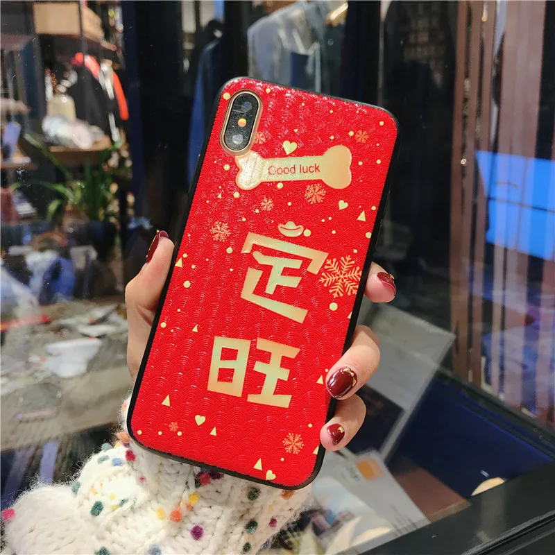 Chinese style Phone Case For iphone 6 6s 7 8 plus Case For iphone X