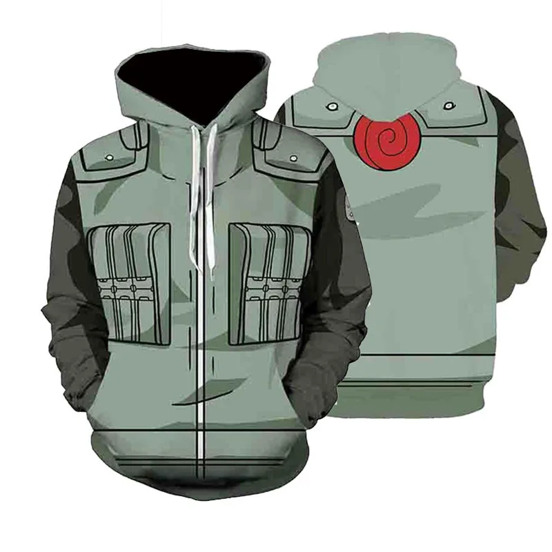  Cosroad Naruto Uchiha Itachi Kakashi Hoodie Cosplay Costumes Men Jacket Casual Coat for Halloween Party0 (35)