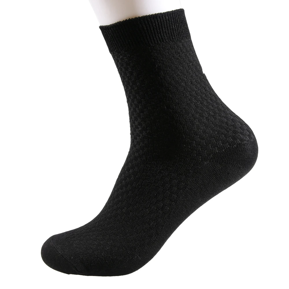 1pcs High Quality Bamboo Fiber Men's Sock Gifts for Men Business Casual Breatheable Man Sock Soft Spring and Summer Sock for Men