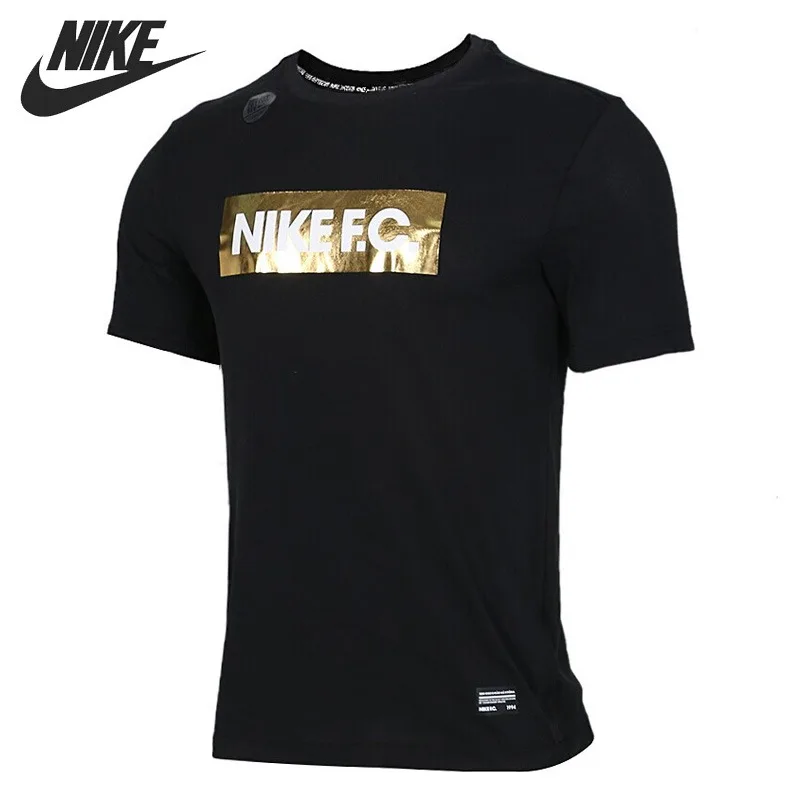 Original New Arrival NIKE FC DRY TEE GOLD BLOCK Men's T shirts short sleeve  Sportswear|Running T-Shirts| - AliExpress