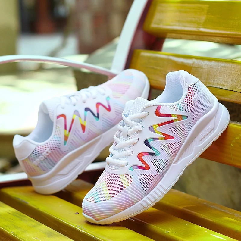 Женские кроссовки; Роскошная обувь; женские дизайнерские кроссовки; scarpe donna; коллекция года; сезон весна-осень; дышащая прогулочная обувь; женская обувь на плоской подошве; Zapatos De Mujer