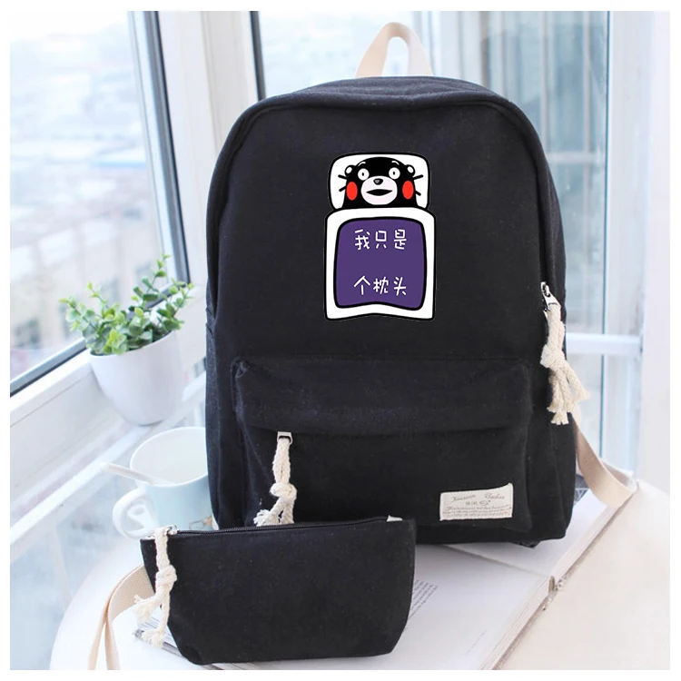 

Anime Kumamon Cosplay 2017 new male and female students couple lovers backpack large capacity backpack