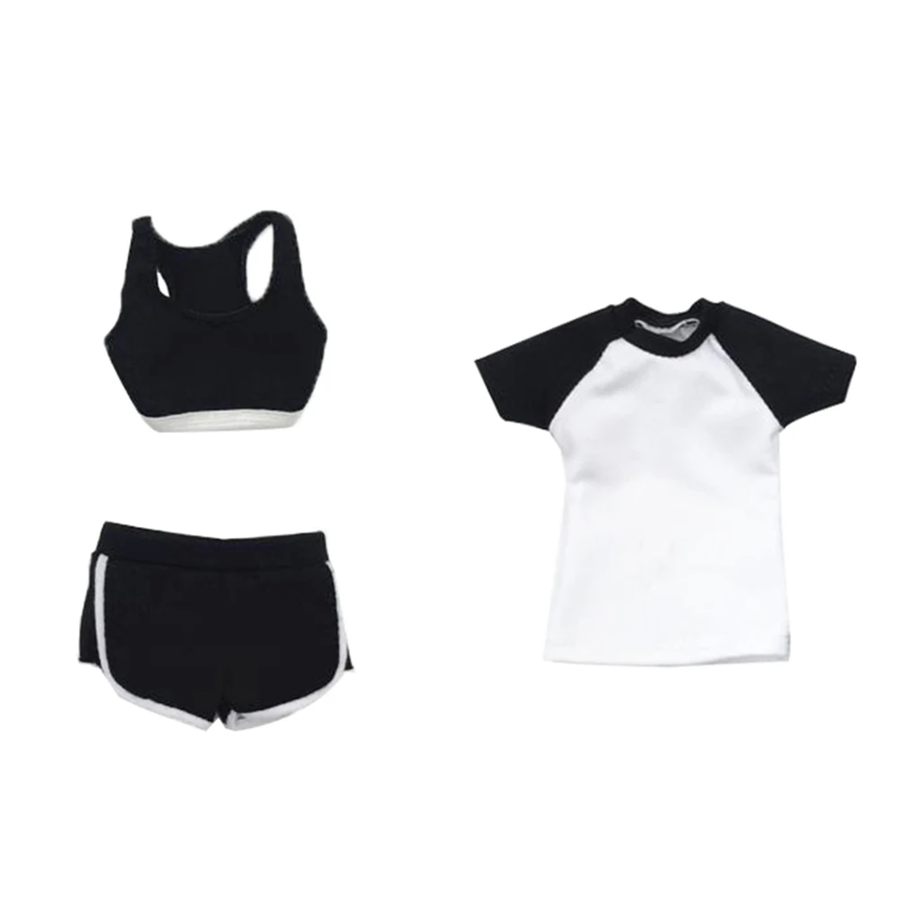 1/6 Scale Women Sports Suit Set Female Clothes for 12inch Action Figure Body Doll Toy Accessory