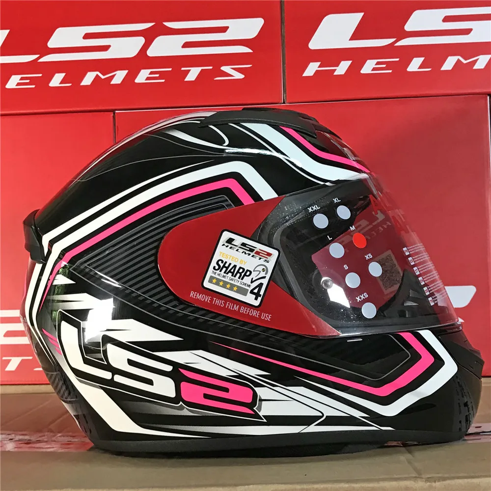 LS2 гоночный Полнолицевой мотоциклетный шлем для женщин Casco Capacete Moto детские шлемы