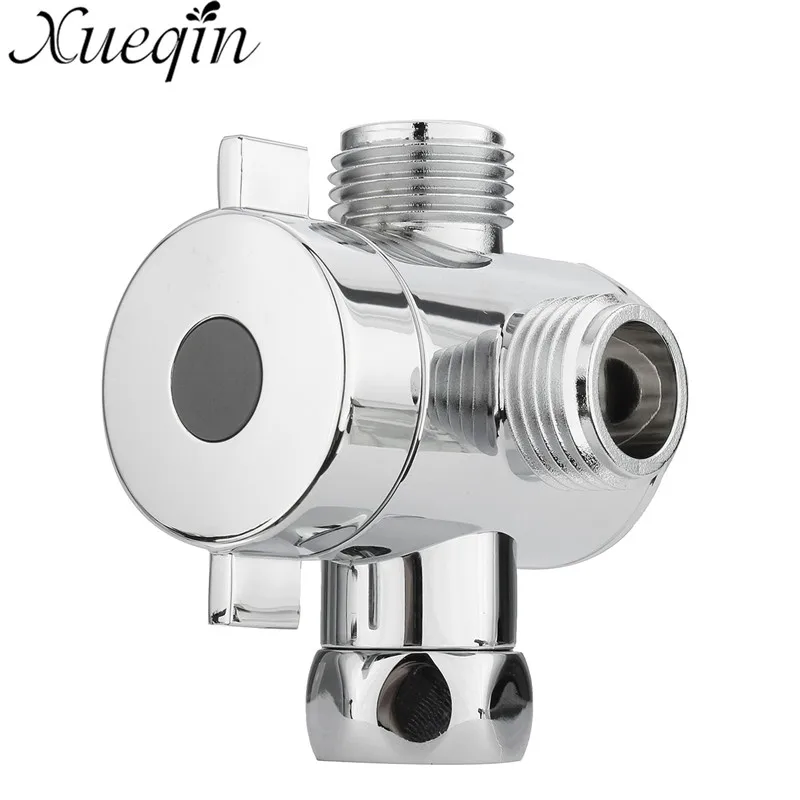 Three Way G1/2 Inch Bathroom T Adapter Tee Connector Valve For Toilet Bidet Shower Head Diverter