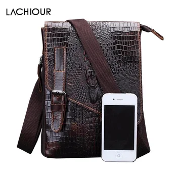 

Hot Genuine Leather Men Bag Designer High Quality Shoulder Bag Men Messenger Bags Vintage Zipper Office Bags for Men