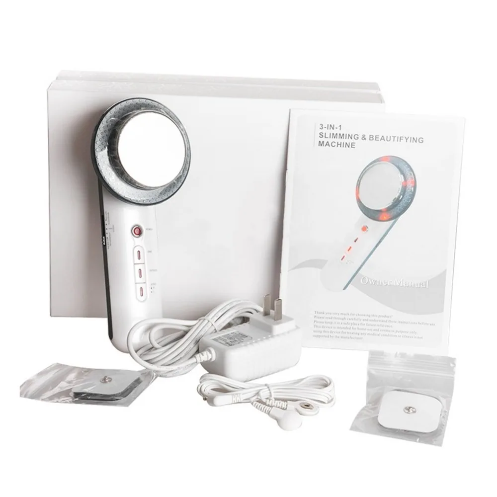 Ultrasound Cavitation Body Slimming Massager Weight Loss Anti-Cellulite Fat Burner Galvanic Infrared Ultrasonic Therapy Tool