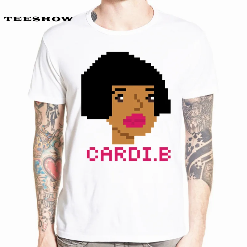 Новые футболки Cardi B мужские/женские летние модные Топы с коротким рукавом в стиле