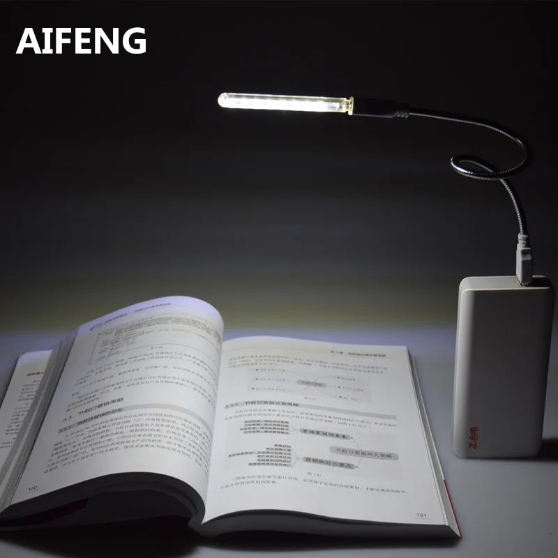 AIFENG светодиодный usb светильник ночник сенсорный для чтения 3 8 светодиодов