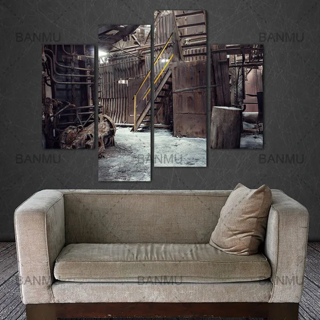 Decoratie voor woonkamer canvas schilderij muur 4 Panel Muur ... Decoratie voor woonkamer canvas schilderij muur 4 Panel Muur ...