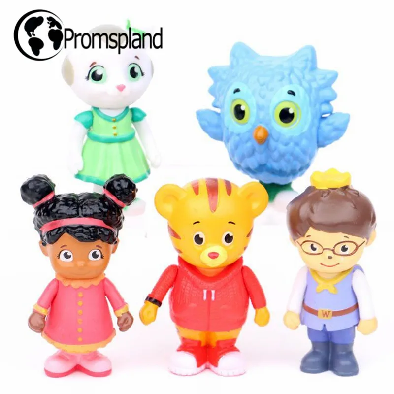 daniel tiger's neighborhood trolley with daniel tiger figure