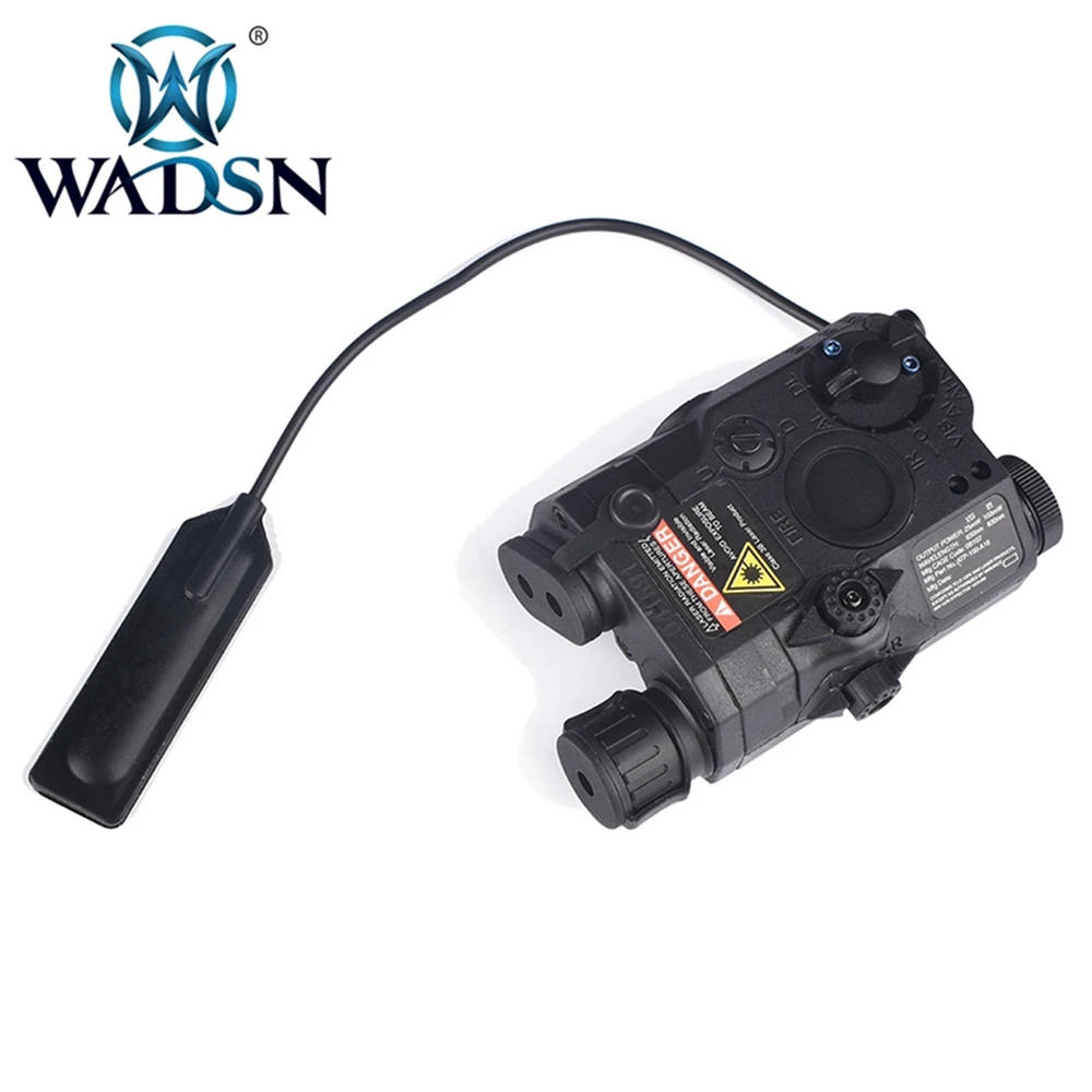 WADSN страйкбол тактический флэш-светильник PEQ 15 красный лазерный ИК-лазерный охотничий светильник PEQ15 Softair оружейный светильник s PEQ-15 WEX276 оружейный светильник - Цвет: BK