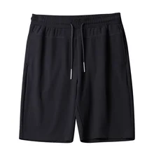 Мужские шорты, повседневные пляжные шорты, мужские качественные шорты с эластичной резинкой на талии, модные брендовые пляжные шорты, большие размеры 5XL, спортивные штаны 5013