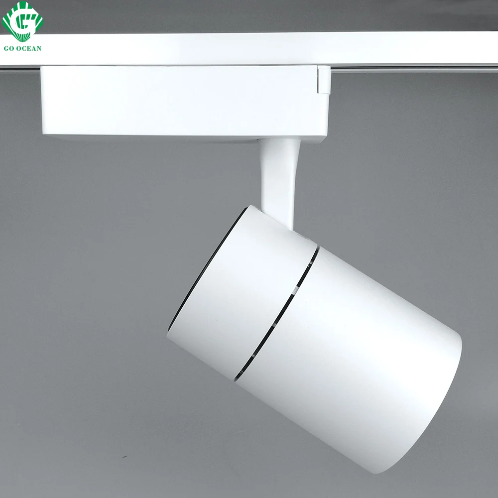 GO OCEAN Track Lighting Rail Spot 30W Clothing Shop Windows Showrooms Store LED Track Light Rail Spotlight COB Track Rail (20)