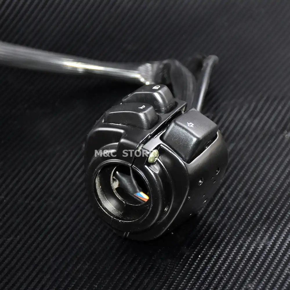 Motorcycle Protector Motorcycle 1 25m Handlebar Control Switch With Wiring Harness For Harley Dyna Softail Sportster 883 1200 V-ROD 1996-2012