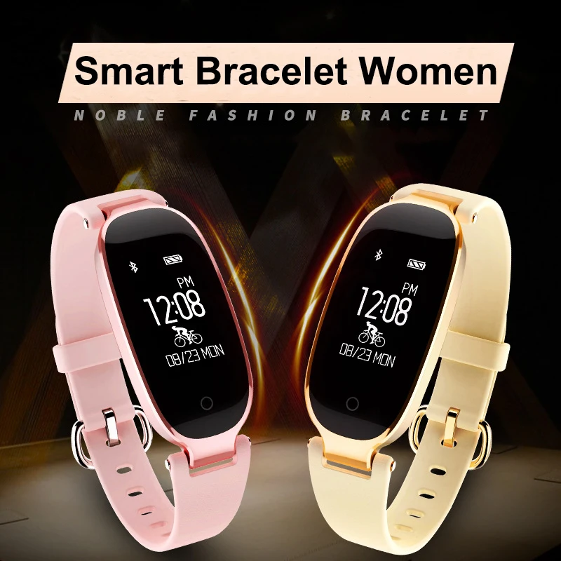 

Timewolf Bluetooth 4.0 Smart Bracelet Heart Rate Monitor Fitness Tracker Fitbit Smart Bracelet Women Wristband IOS Android Phone