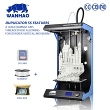 WANHAO D5S 3d принтер на горячая Распродажа, большой формат высокого разрешения УФ планшетный 3d принтер