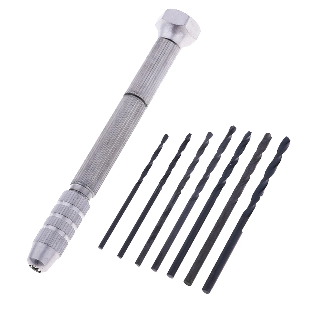  7x Craft Hobby DIY Hand Tool Drill 1.8-3mm Head for Bandai HG RG SD Models