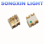 100 шт./лот BGR SMD 0603 Общий Анод RGB светодиодный 0606 RGB светодиодный Диод 4-Bin РАЗМЕР: 1,6*1,6*0,55 мм цветной красный/зеленый/синий 1615