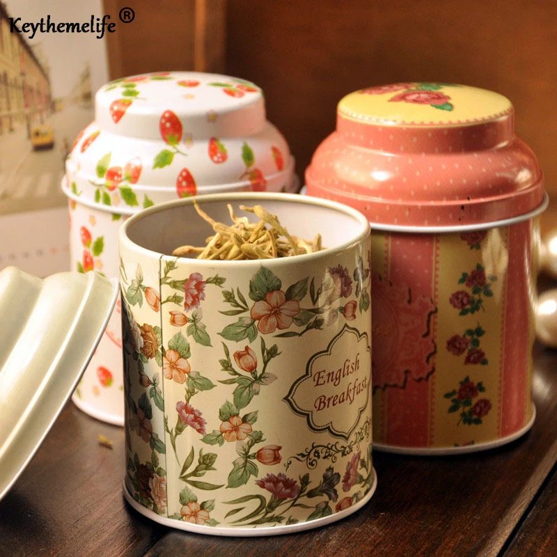 

Keythemelife Tea Candy Storage Tank Retro Mini Piggy Bank Money Save Pot Coin Box Jewelry Box Creative Gift DA