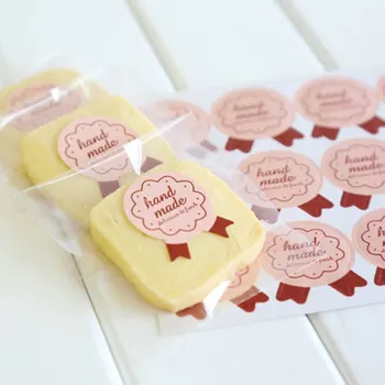 

30 Pcs/lot Baking Package Paper Tags Labels Food Cookie Craft Memo Sticker Letter HandMade Label Sticker