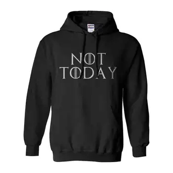 

Arya Stark Not Today Women Hoodies Plus Size Long Sleeve Tumblr Harajuku Hooded Sweatshirt Womens Clothing Drop Shipping