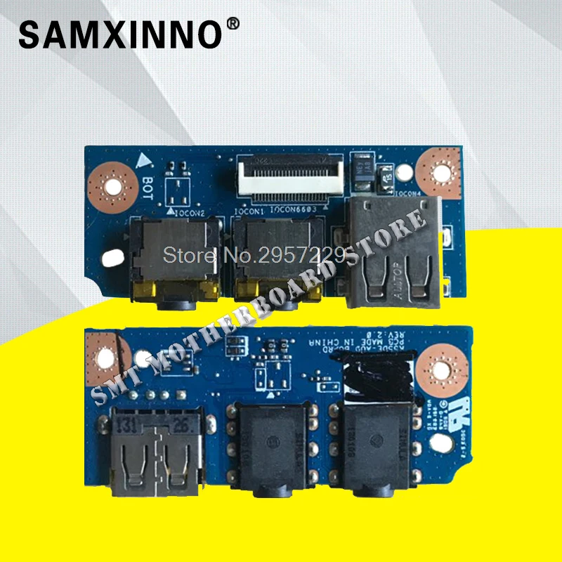 Оригинальный Для For Asus K55N K55DE K55D K55DR ноутбук аудио USB IO Плата интерфейса 90R-NANIO1000Y