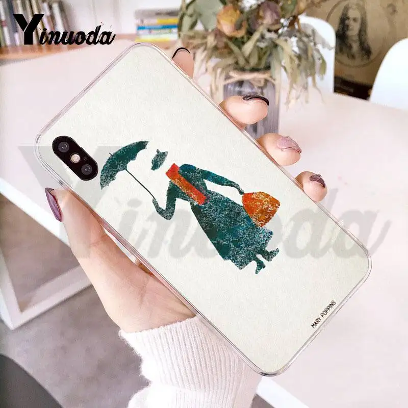 Yinuoda Mary Poppins Coque Shell аксессуары для телефонов Чехол для iPhone 8 7 6 6S Plus X 10 5 5S SE XS MAX XR11 11pro 11promax