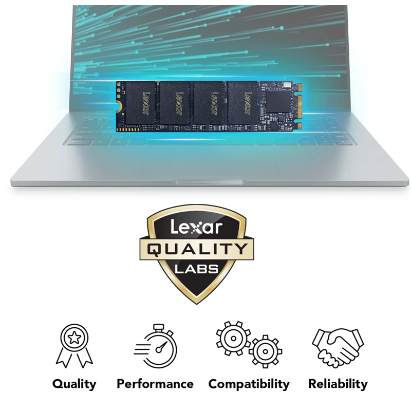 Lexar ssd m2 120 ГБ 256 ГБ 240 ГБ 480 ГБ 512 NM500 M.2 2280 NVMe 3D NAND PCIe G3* 2 высокая производительность до 1650 МБ/с. твердотельный накопитель