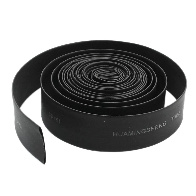 

NFLC-1roll 9.8Ft 15mm Dia Power Cable Connection Sleeve Heat Shrink Tubing Tube