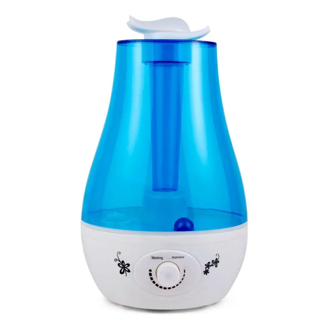 

3L Ultrasonic Air Humidifier Aroma Essential Oil Diffuser Humidifier Mist Fogger Maker Home Office Transparent Blue Pink