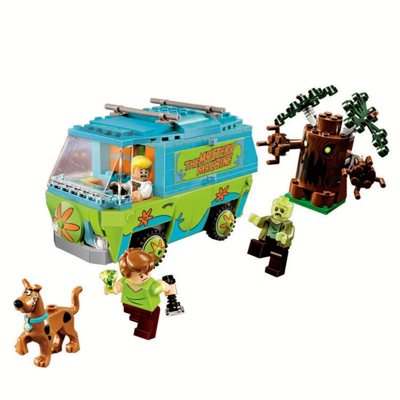 

10430 Mystery Machine Bus Legoing Scooby Doo Building Blocks Toys For Children P029 Birthday Gifts Legoings Scooby-doo Figures