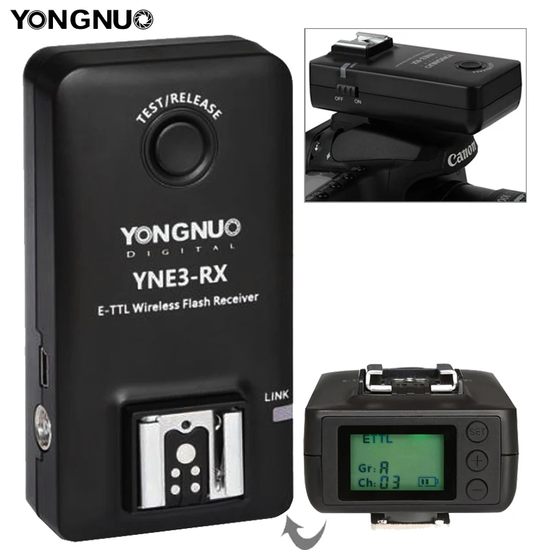 Беспроводной приемник вспышки YONGNUO для YN568EX II YN565EX Canon 580EX 600EX-RT 100 м | Электроника