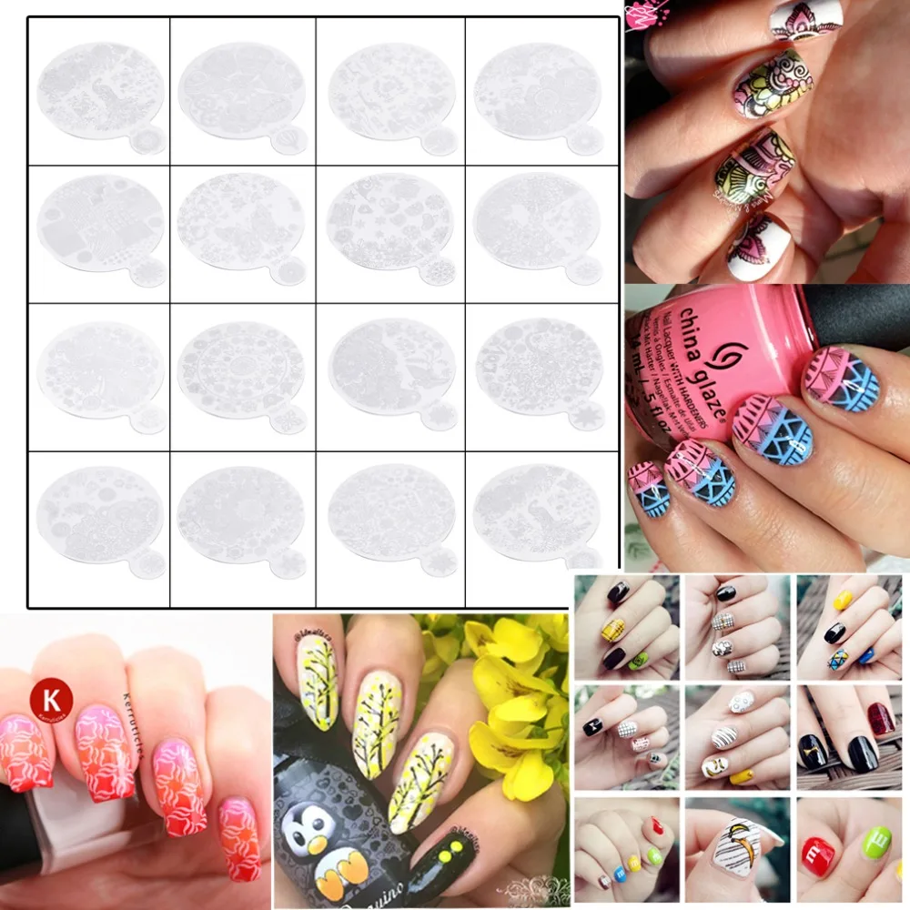 Nail Art Printing Plate Image Stamping Plates Manicure Template With