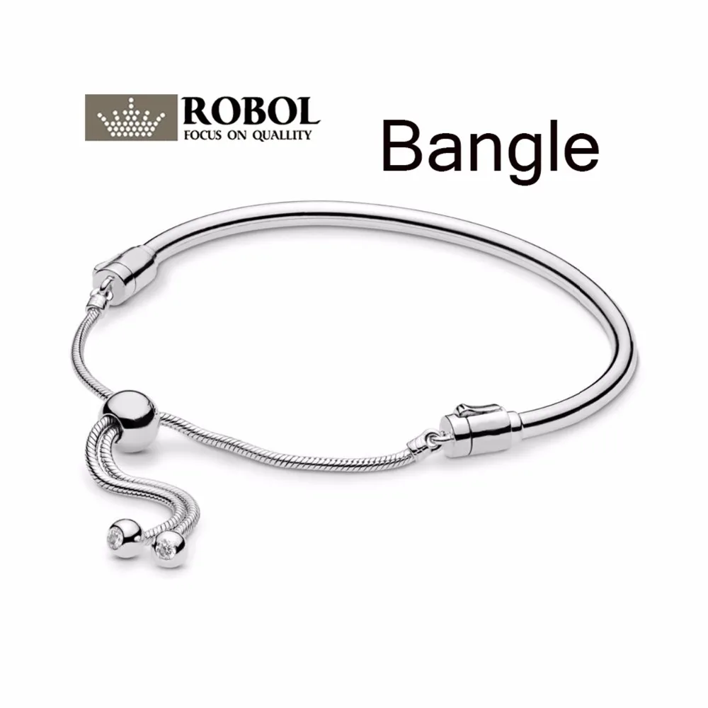 

2019 Spring Original 1:1 New Moments 925 Silver Sliding DIY Bracelet 925 Silver 597953CZ Jewelry Gift for Girls Wholesale
