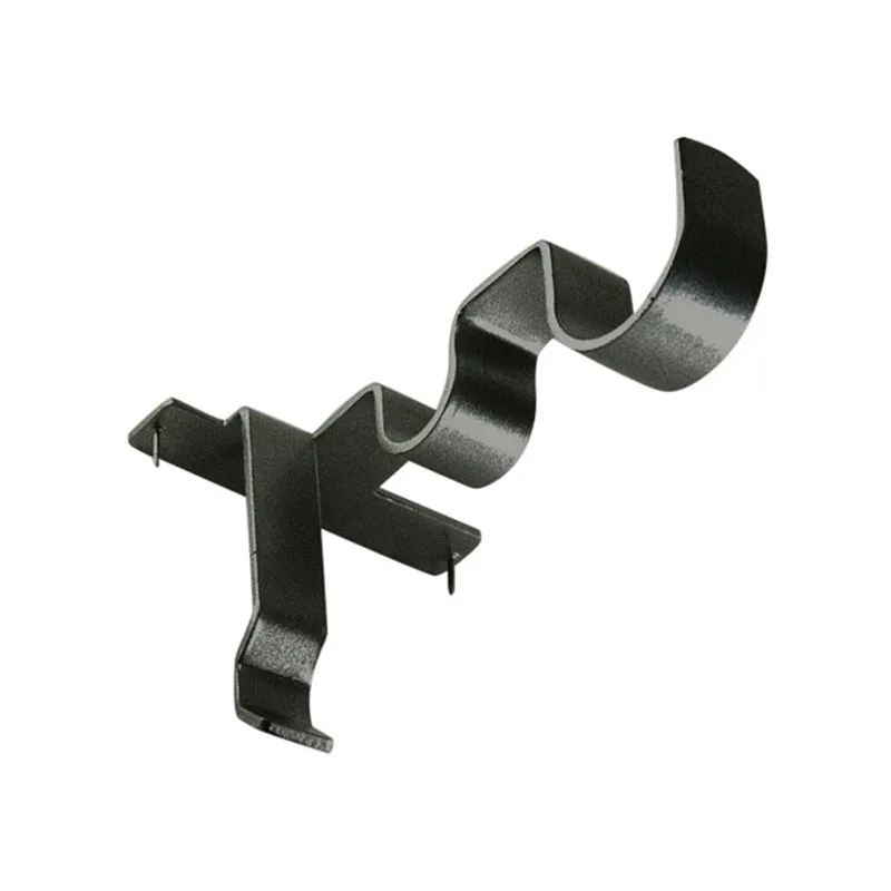

Newest 2 Pcs Double Center Support Adjustable Curtain Rod Bracket Into Window Frame